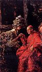 Visit Canvas Paintings - The Cardinal's Visit
